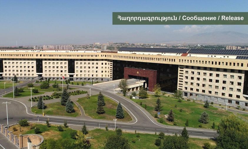 Подразделения ВС Армении не открывали огонь в направлении азербайджанских позиций: Минобороны РА