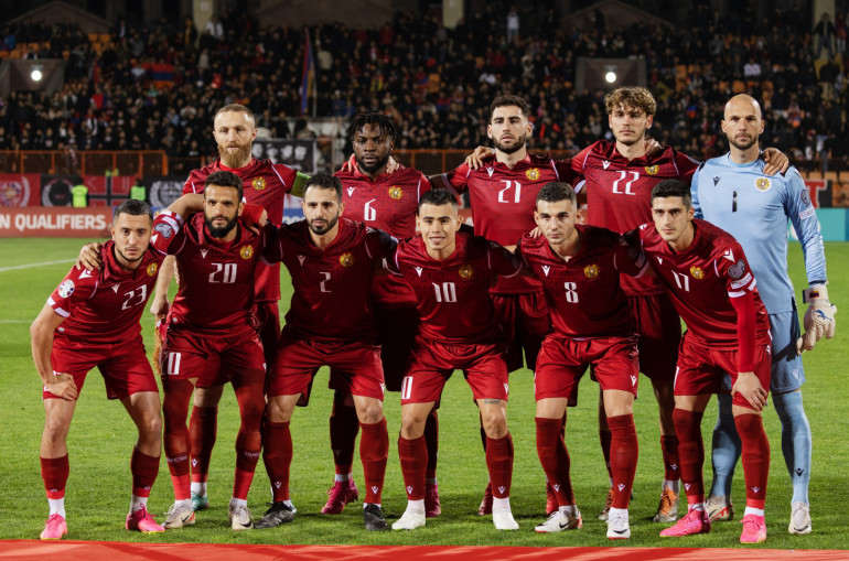 Հայտնի են Հայաստանի հավաքականի ֆուտբոլիստների խաղային համարները Չեխիայի դեմ խաղում