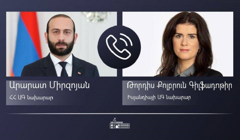 Арарат Мирзоян провел телефонный разговор с министром иностранных дел Исландии