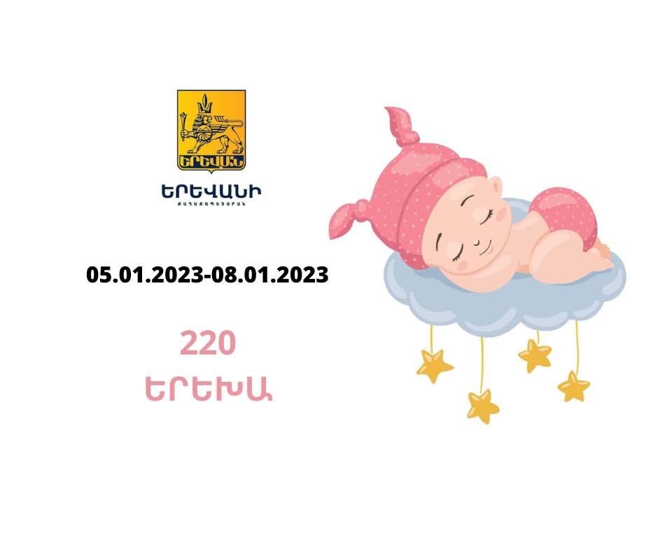 Երեք օրում Երևանում ծնվել է 220 երեխա