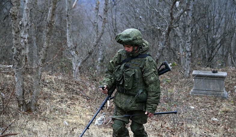 Ռուս ռազմական ինժեներներն Արցախում մեկ օրում ոչնչացրել են 104 պայթուցիկ