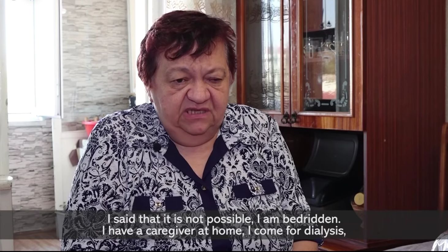 Արցախցի 64-ամյա կինը չի ցանկանում լքել Արցախը՝ Հայաստանում հեմոդիալիզ ստանալու նպատակով (տեսանյութ)