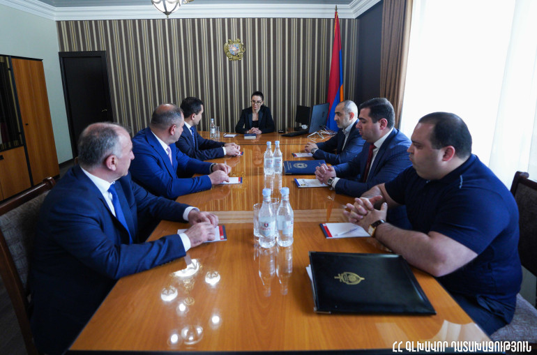 Գլխավոր դատախազը ներկայացրել է Կոտայքի մարզի նորանշանակ դատախազին