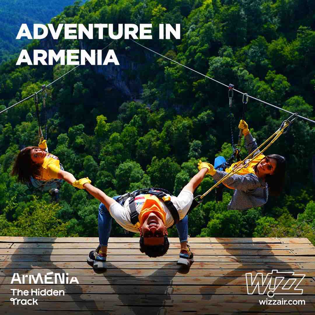 Հանրահայտ հունգարական Wizz air լոուքոսթերը սոցցանցերի իր էջում գովազդում է Հայաստանը