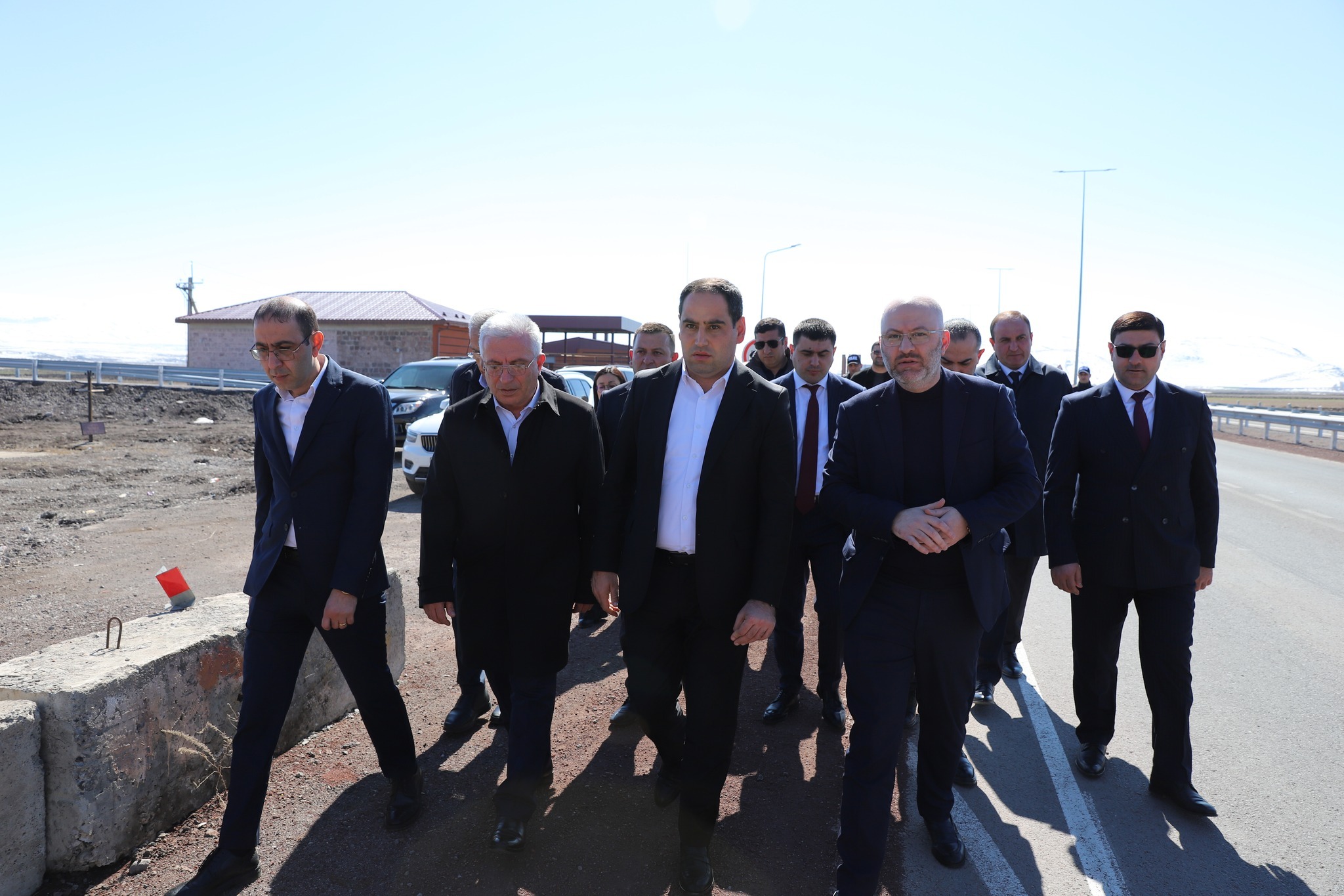 Դավիթ Խուդաթյանն այցելել է Շիրակի մարզ. Լանջիկ-Գյումրի հատվածը առաջիկա օրերին կսկսի գործել