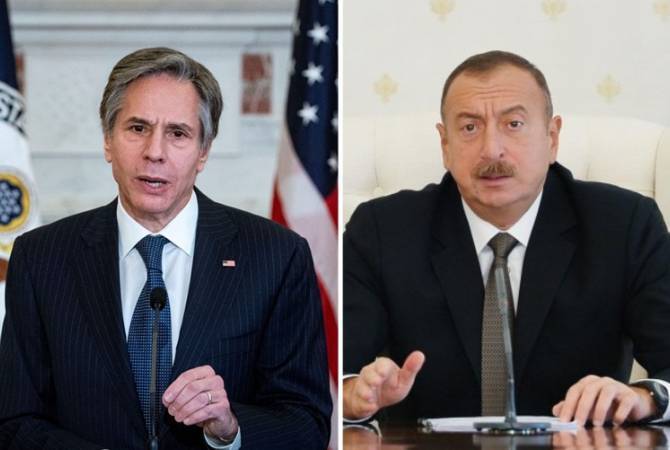ԱՄՆ-ն ակնկալում է շարունակել համագործակցությունն Ադրբեջանի հետ՝ խաղաղ գործընթացի շրջանակներում. ԱՄՆ Պետդեպի հաղորդագրությունը՝ Բլինքեն-Ալիև հեռախոսազրույցի մասին