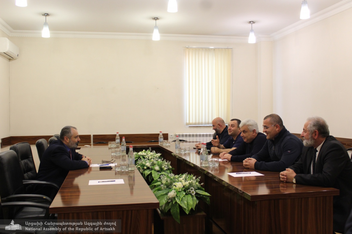В парламенте состоялась встреча руководителей фракций НС с министром иностранных дел Давидом Бабаяном