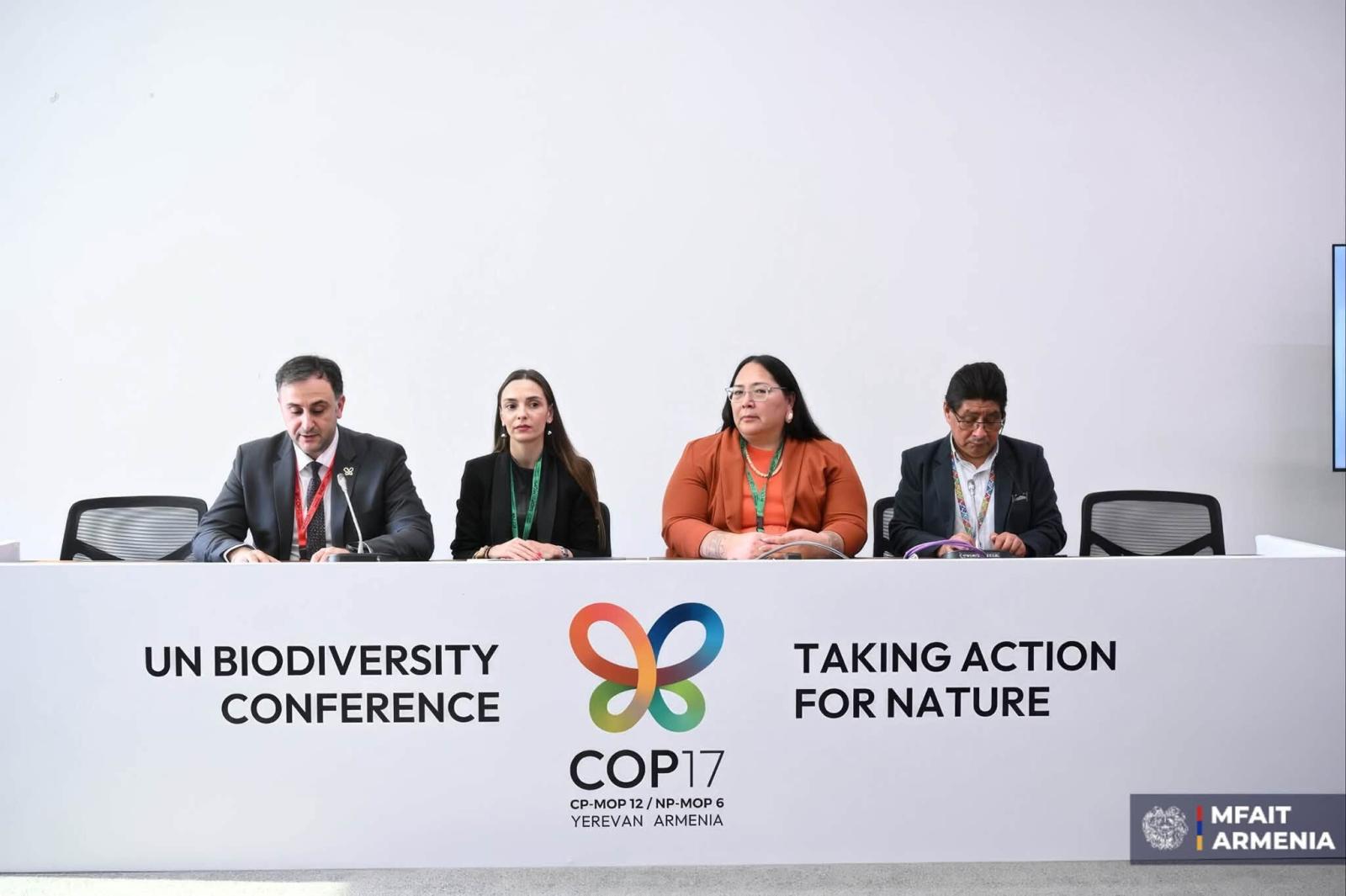 COP17-ի շրջանակում քննարկվել է բնիկ ժողովուրդների և տեղական համայնքների ներդրումը կենսաբազմազանության պահպանության գործում
