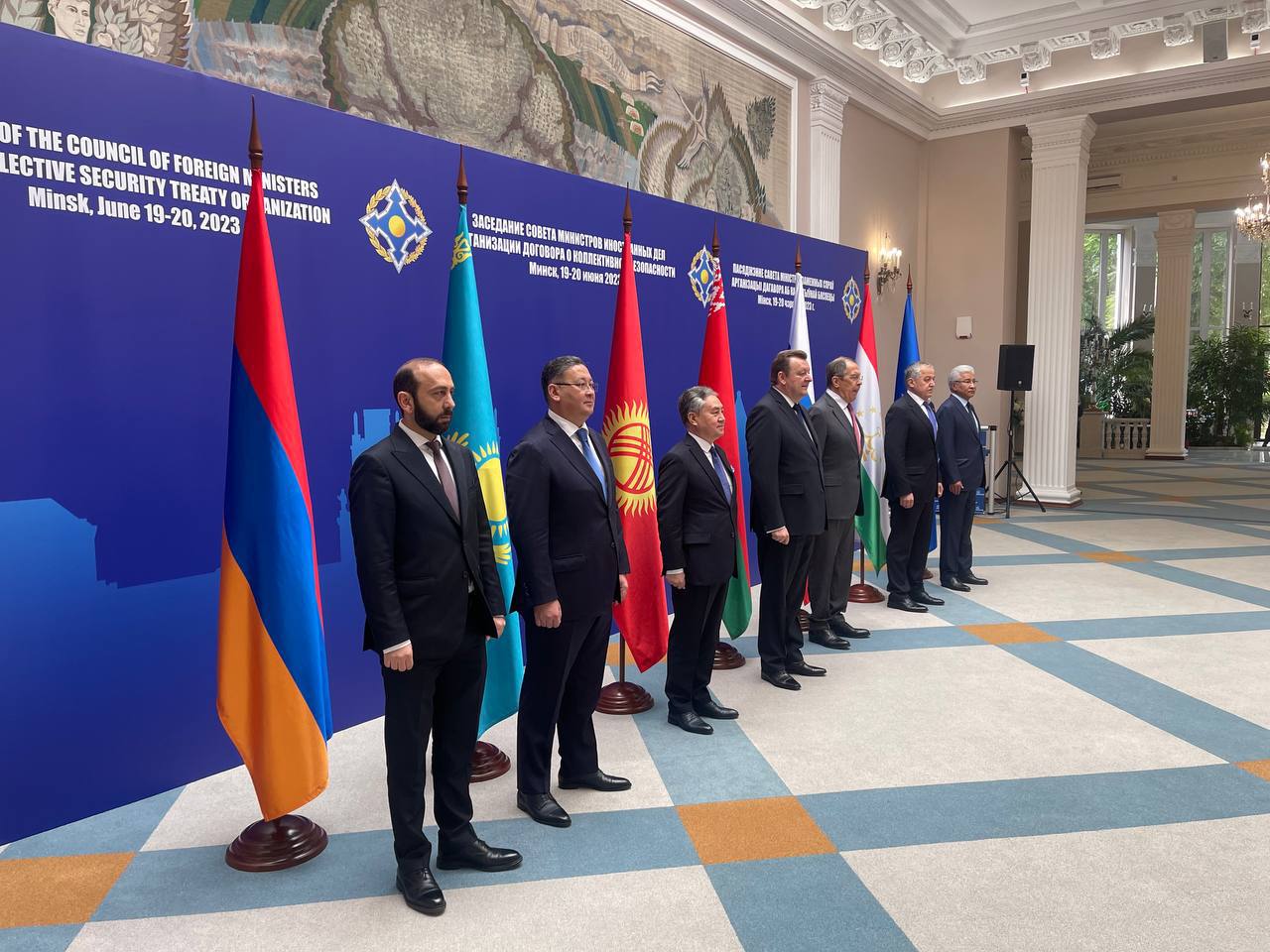 Стартовало заседание Совета министров иностранных дел ОДКБ