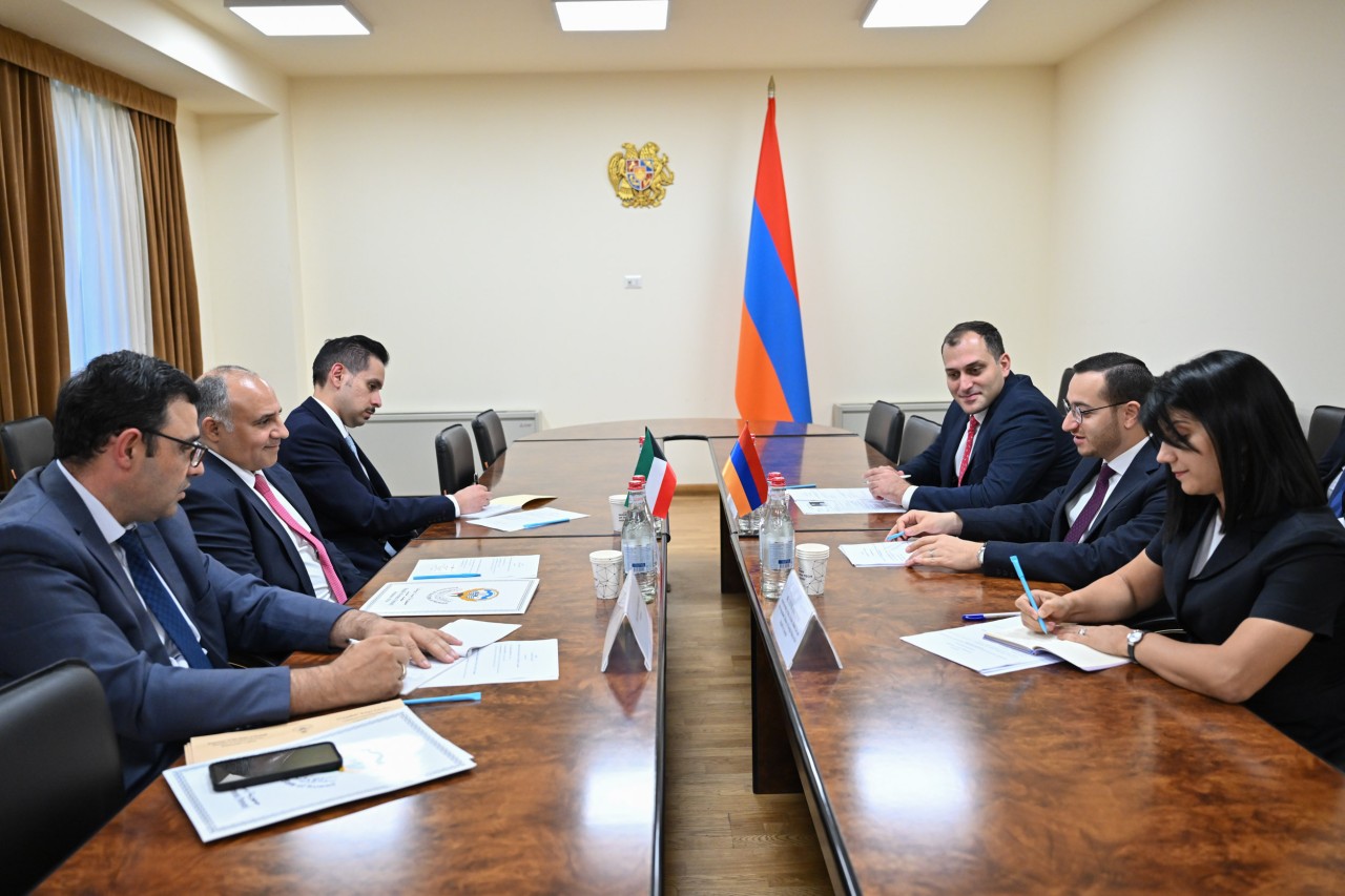 ԲՏԱ նախարարն ու Քուվեյթի դեսպանը քննարկել են տեխնոլոգիական նորարարությունների ոլորտում համագործակցության հեռանկարները