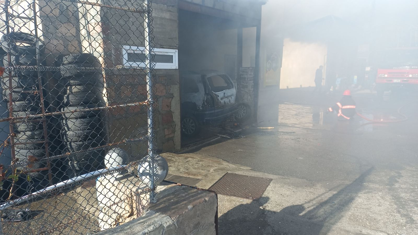 Լեռնանցք գյուղում ավտոմեքենա է այրվել