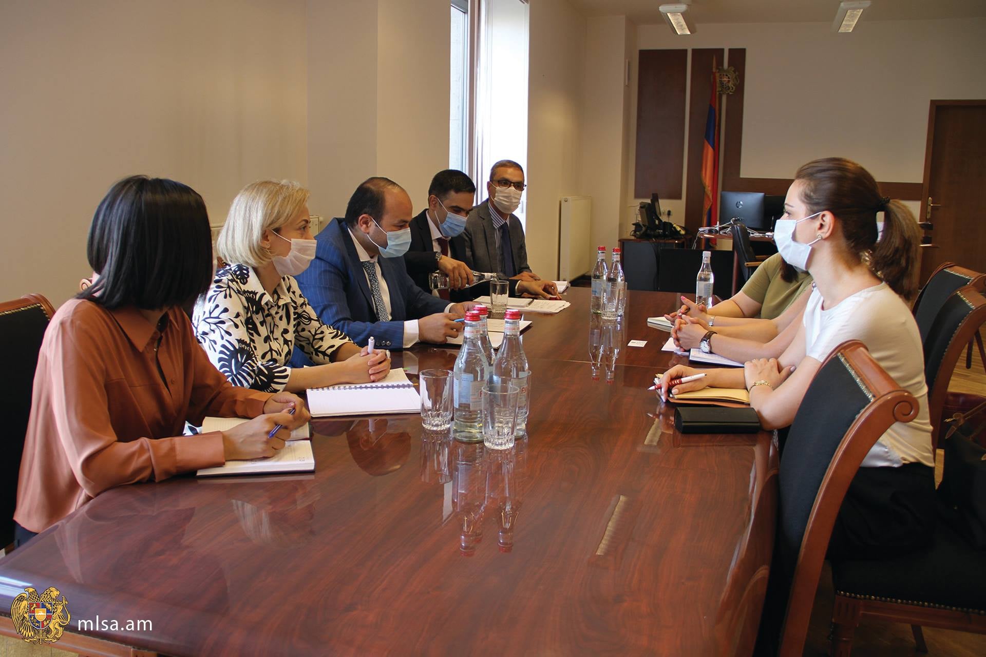 Նարեկ Մկրտչյանն ընդունել է GIZ հայաստանյան գրասենյակի տնօրեն Մադլեն Ռաուշենբերգերին