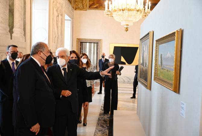 Իտալիայի նախագահի նստավայրում բացվել է հայկական արվեստի բացառիկ նմուշների ցուցադրություն