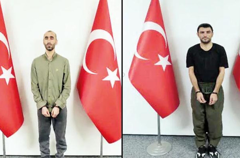 Թուրքիայում հետախուզման մեջ գտնվող ահաբեկիչները բռնվել են հայկական սահմանային գծում և տեղափոխվել Թուրքիա
