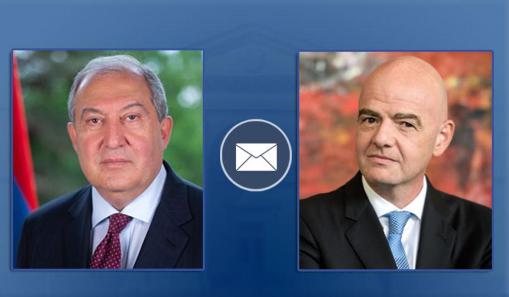 Արմեն Սարգսյանը նամակ է հղել FIFA -ի նախագահին