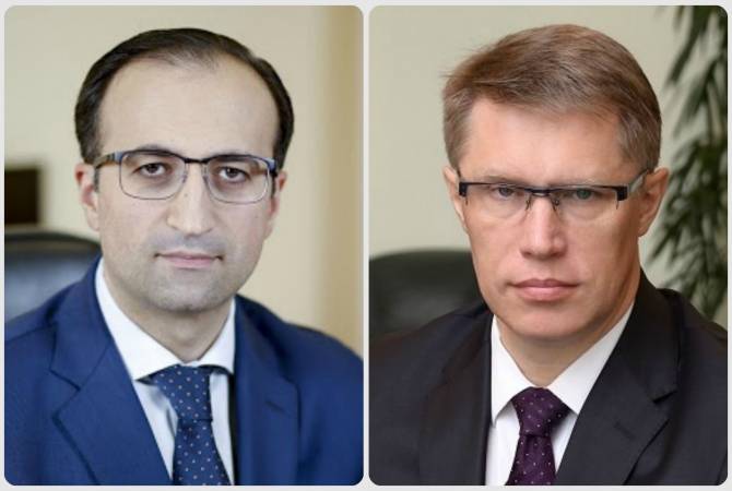 Արսեն Թորոսյանը ՌԴ առողջապահության նախարար Միխայիլ Մուրաշկոյի հետ քննարկել է կորոնավիրուսի հետ կապված իրավիճակը