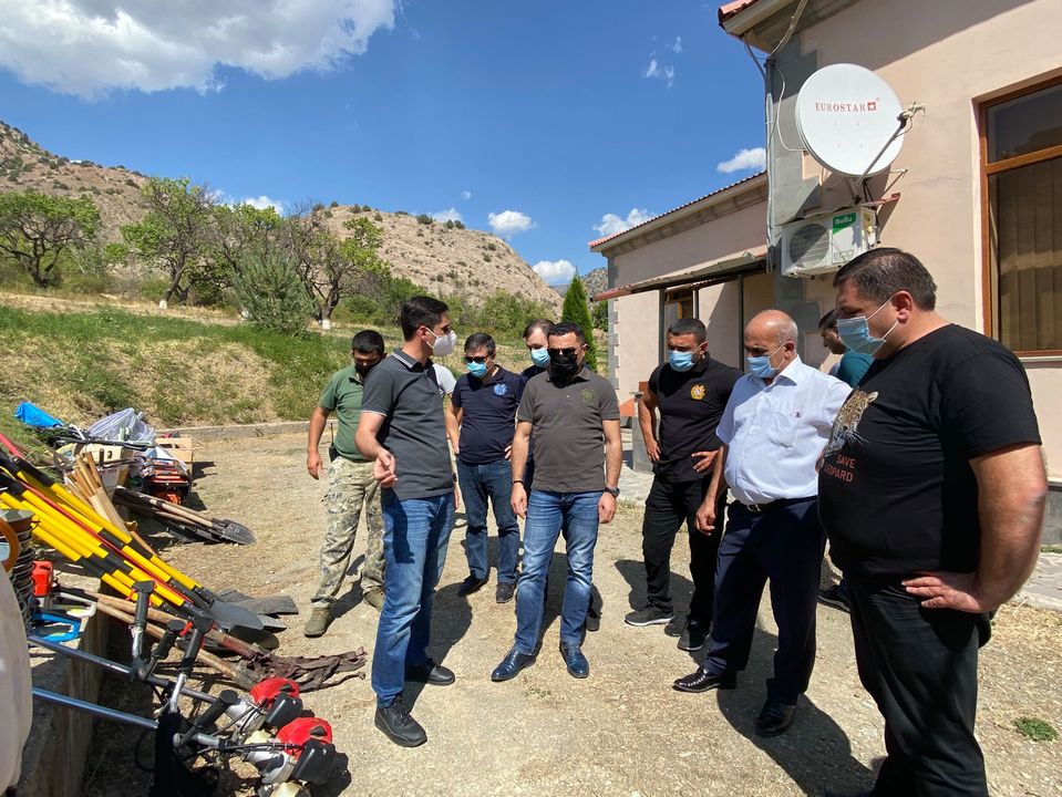 Խոսրով տեղամասի այցելուների և տեղեկատվության կենտրոնում նախարարը ծանոթացել է իրականացվող աշխատանքներին
