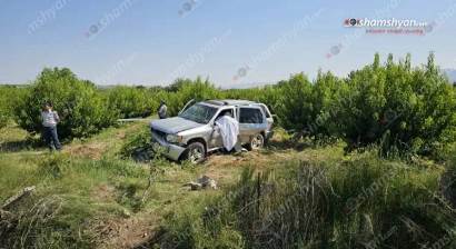 Ողբերգական վթար՝ Արարատում․ «Infiniti»-ն կողաշրջվել է. 1 զոհ ու 1 վիրավոր կա
