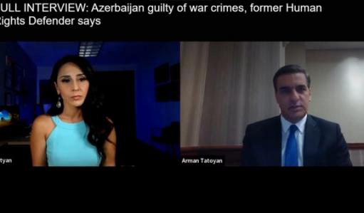Армения должна обратиться в Международный уголовный суд для привлечения президента Азербайджана и руководителей спецслужб и армии к международной уголовной ответственности: Татоян