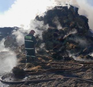 Վաղաշեն գյուղի մանկապարտեզի մոտակայքում այրվել է մոտ 900 հակ անասնակեր