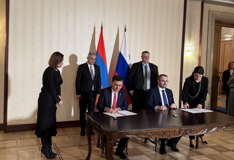 ՀՀ և ՌԴ տնտեսական համագործակցության միջկառավարական հանձնաժողովի նիստում համաձայնագիր է ստորագրվել ՀՀ-ում Ռուս-Հայկական համալսարանի գործունեության պայմանների մասին