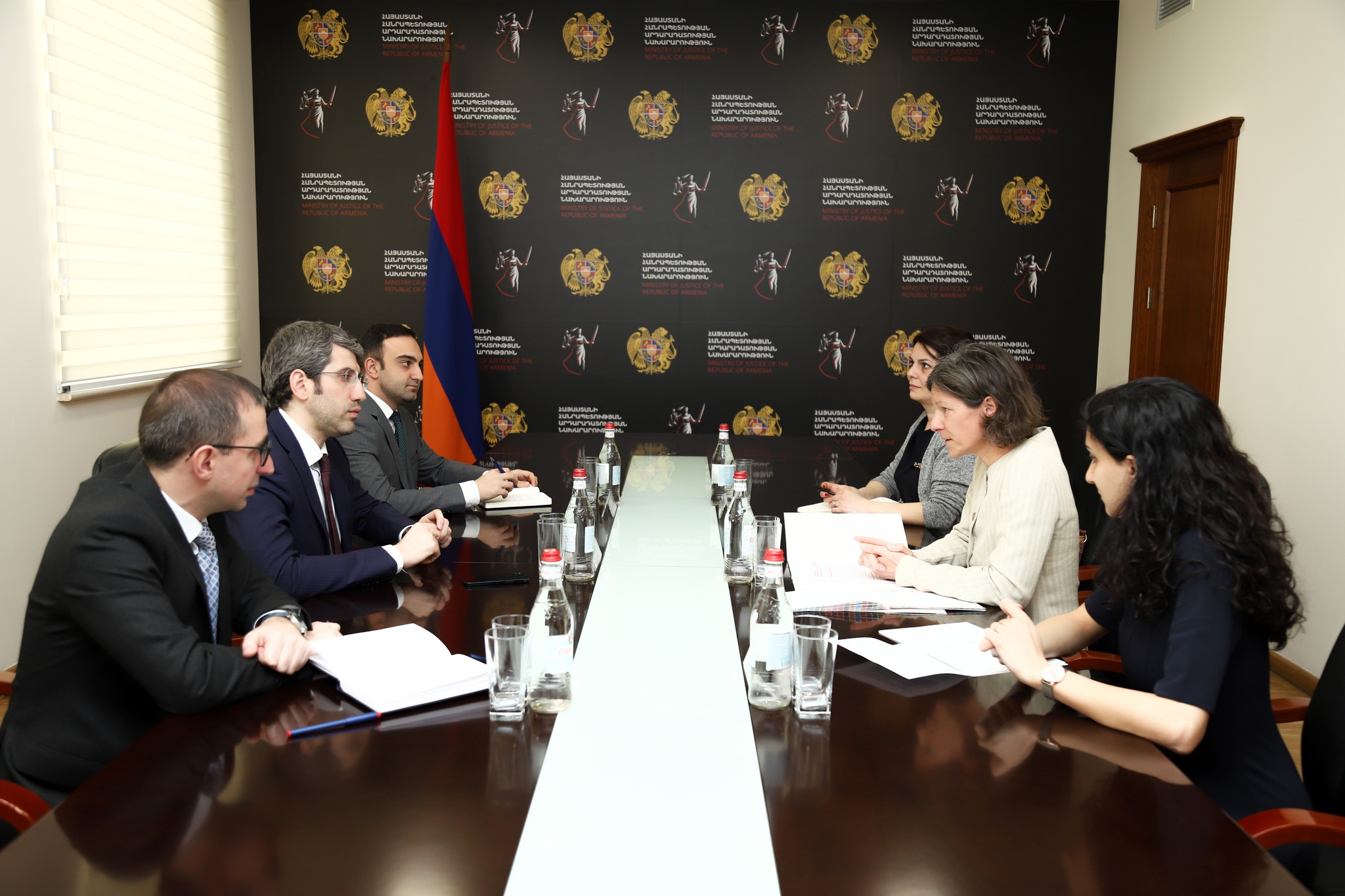 Գրիգոր Մինասյանը ԵԽ հայաստանյան գրասենյակի ղեկավար Մարտինա Շմիդտի հետ քննարկել է արդարադատության ոլորտի բարեփոխումներին ուղղված ծրագրերը