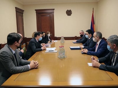 Ռուստամ Բադասյանը հանդիպել է Զարգացման ֆրանսիական գործակալության տարածաշրջանային ղեկավարի հետ