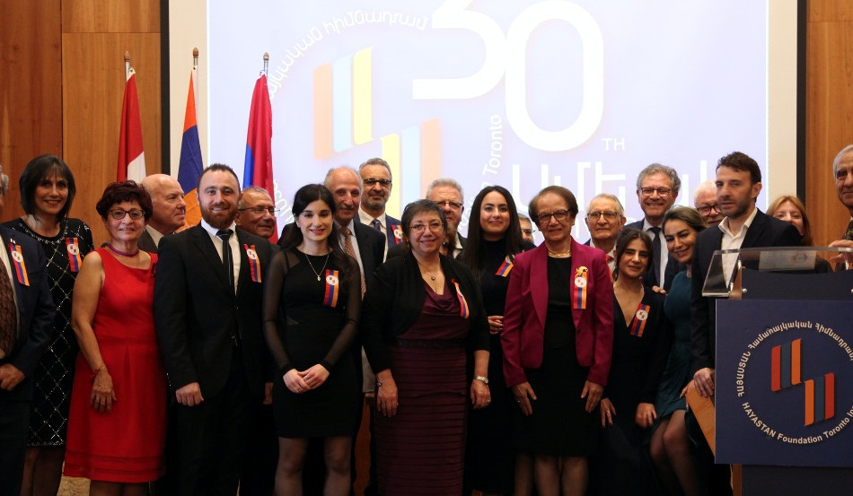 Տորոնտոյի «Հայաստան» հիմնադրամի դրամահավաք–ընթրիքին հավաքվել է 760 100 կանադական դոլար