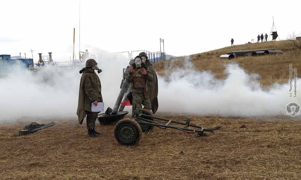 Զորամասերից մեկում անցկացվել են ռադիացիոն, քիմիական և կենսաբանական պաշտպանության պարապմունքներ
