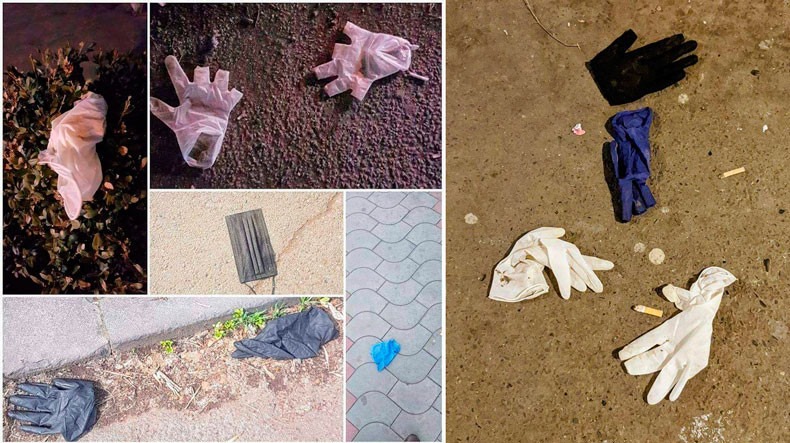 Կոչ քաղաքացիներին՝ օգտագործված բժշկական դիմակներն ու ձեռնոցները չնետել չնախատեսված վայրերում