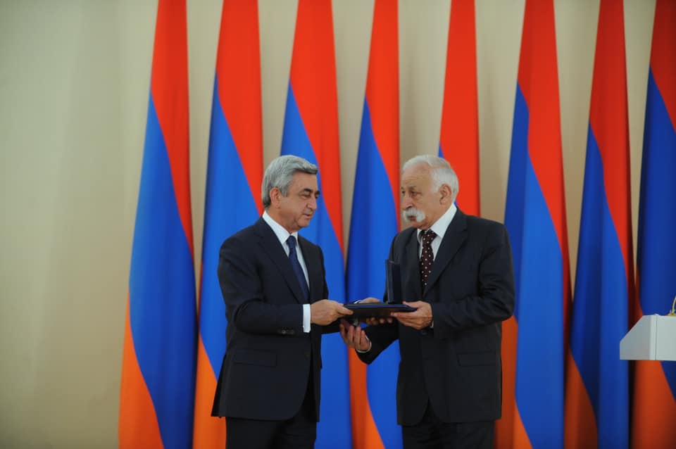 «Ջերմությամբ եմ հիշում մեր բոլոր հանդիպումները». Սերժ Սարգսյանը շնորհավորել է պրոֆեսոր Գուրգեն Մելիքյանին