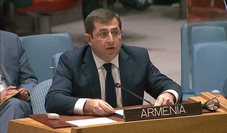 Ադրբեջանի գործողությունները ԼՂ հայությանը վերացնելու քայլեր են. ՄԱԿ-ում ՀՀ ներկայացուցչի ելույթը
