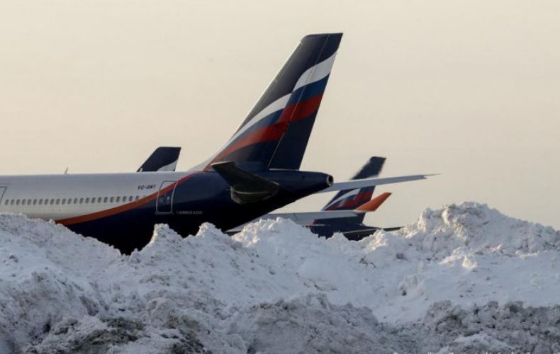 Մոսկվայի օդանավակայաններում ձյան պատճառով ավելի քան 30 չվերթ է հետաձգվել կամ չեղարկվել