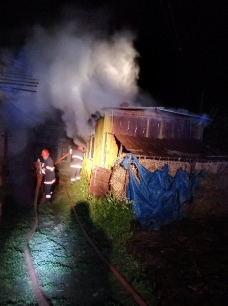 Ծաղկաբեր գյուղում վագոն-տնակ է այրվել