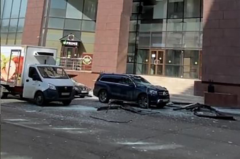 Տեսանյութ՝ Մոսկվայի բիզնես կենտրոնում տեղի ունեցած պայթյունի վայրից