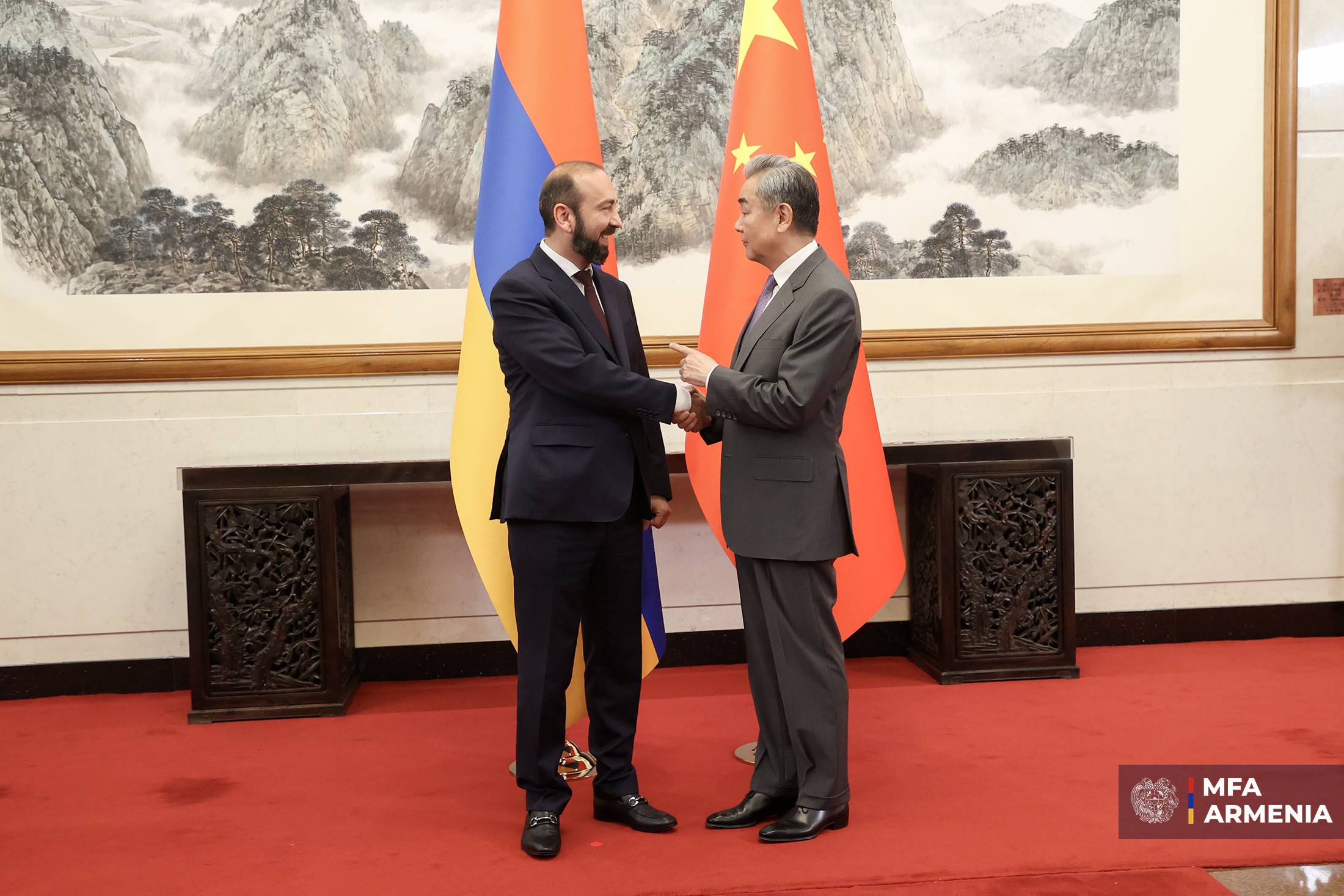 Միրզոյանը չինացի գործընկերոջը ներկայացրել է ներկայացրել է Հարավային Կովկասում խաղաղության հաստատման ՀՀ տեսլականը