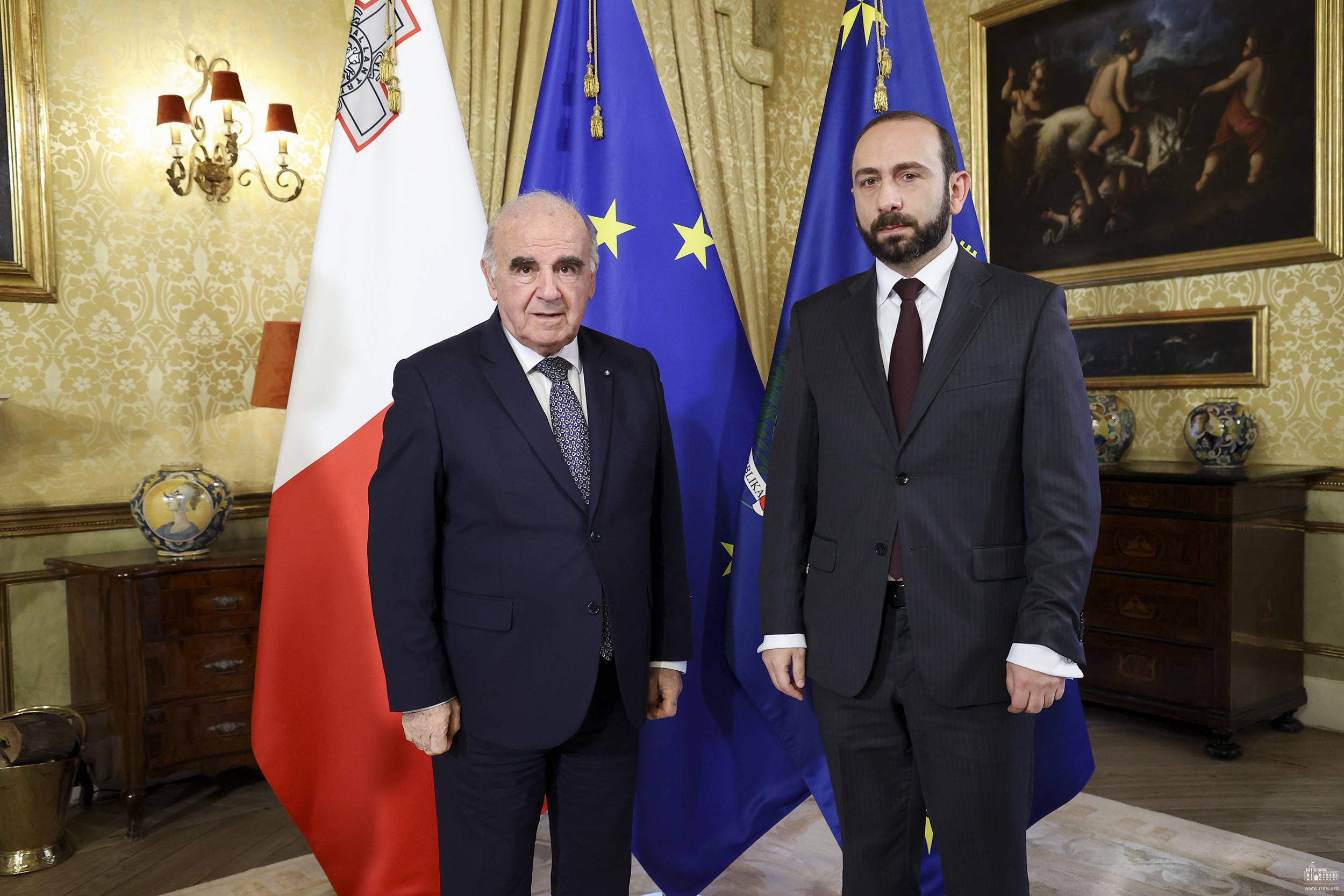 Արարատ Միրզոյանը Մալթայի նախագահին է ներկայացրել Հարավային Կովկասում ստեղծված անվտանգային իրավիճակը