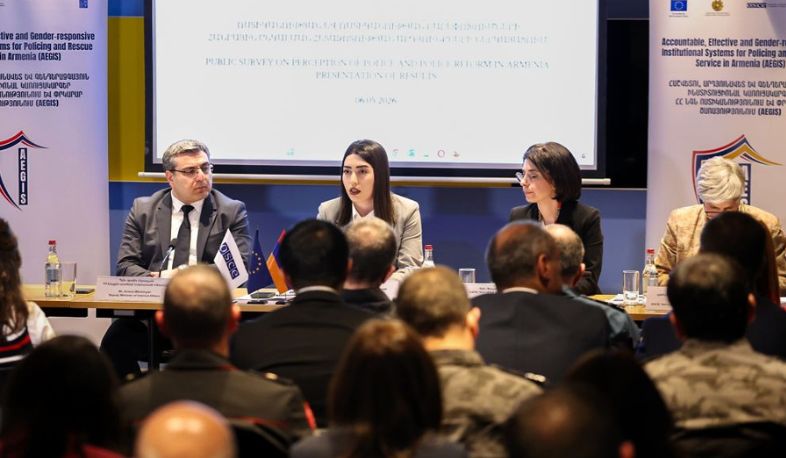 Տեղի է ունեցել Հայաստանում Ոստիկանության և Ոստիկանության բարեփոխումների հանրային ընկալման հետազոտության արդյունքների ներկայացմանը նվիրված միջոցառում