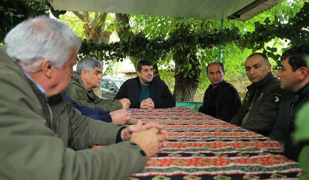 Араик Арутюнян посетил общину Тагавард Мартунинского района, обсудил актуальные проблемы общины