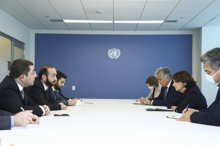 Արարատ Միրզոյանը ՄԱԿ գլխավոր քարտուղարի տեղակալի հետ քննարկել է Հարավային Կովկասում ՄԱԿ-ի ներգրավման մեծացման հնարավոր մեխանիզմները