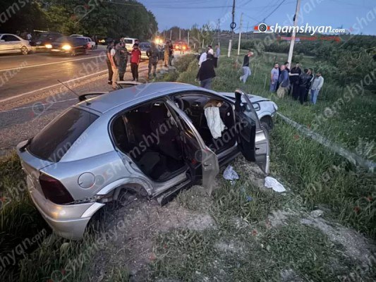 Զանգակատուն գյուղում բախվել են «Opel Astra»-ն և «ՎԱԶ 2106»-ը․ վարորդը հիվանդանոցում մահացել է