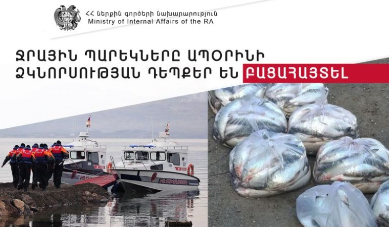Ջրային պարեկները ապօրինի ձկնորսության դեպքեր են բացահայտել․ ՆԳՆ