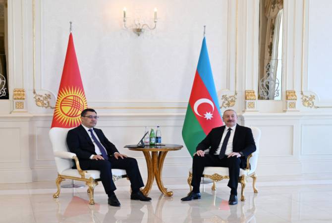 Ադրբեջանում կայացել է Իլհամ Ալիևի և Ղրղզստանի նախագահ Սադիր Ժապարովի հանդիպումը