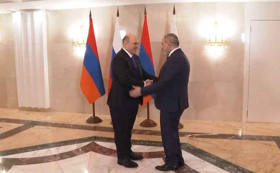 Միխայիլ Միշուստինի հետ քննարկեցինք տնտեսության ոլորտում հայ-ռուսական համագործակցության հետագա զարգացմանը վերաբերող հարցեր. Փաշինյան
