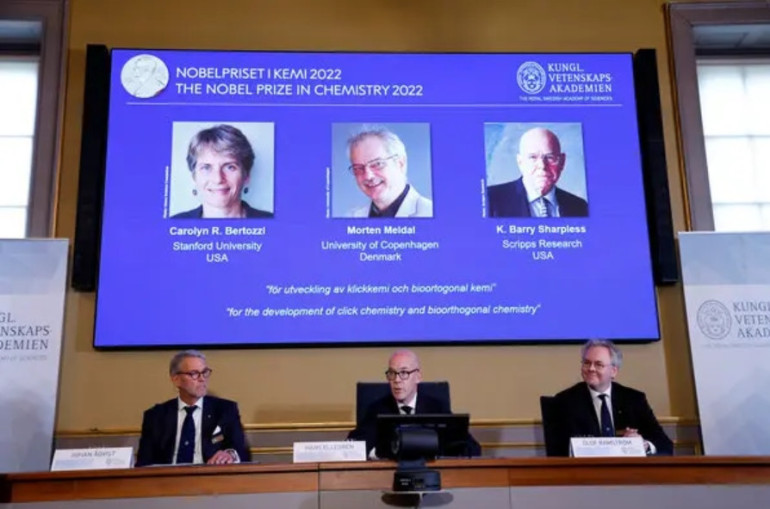 Հայտնի են քիմիայի ոլորտում 2022 թվականի Նոբելյան մրցանակակիրները