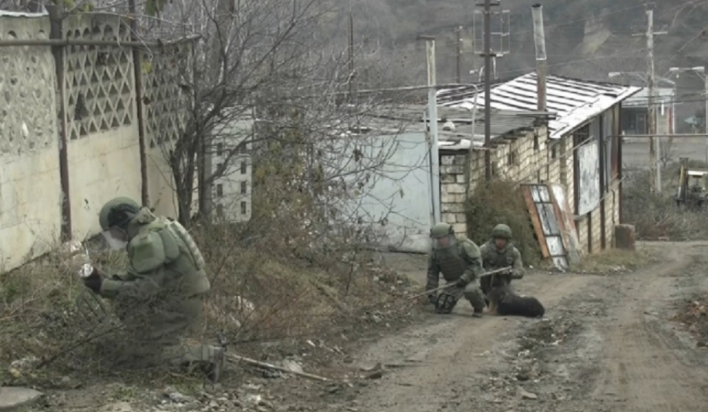 Ռուս խաղաղապահները ԼՂ-ում մաքրել են շուրջ 12 հա տարածք և ոչնչացրել 172 պայթյունավտանգ առարկա. ՌԴ ՊՆ