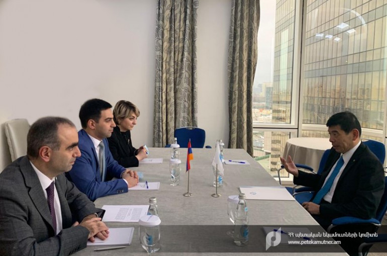 ՊԵԿ նախագահը Մոսկվայում հանդիպել է Համաշխարհային մաքսային կազմակերպության գլխավոր քարտուղարի հետ