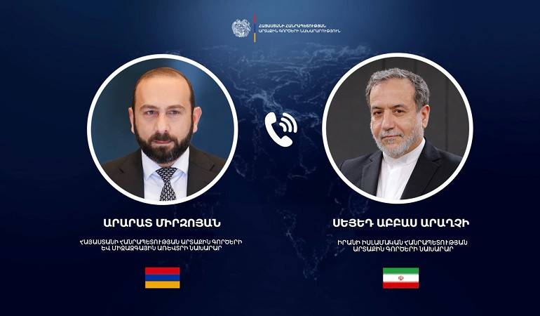 Միրզոյանը հեռախոսազրույց է ունեցել Իրանի իր գործընկերոջ հետ
