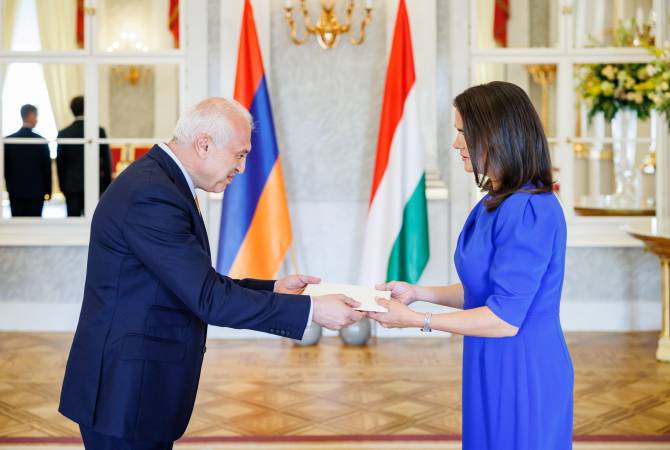 ՀՀ նորանշանակ դեսպանն ու Հունգարիայի նախագահը քննարկել են երկկողմ համագործակցությունն ընդլայնելու հնարավորությունները