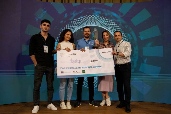 EWC Հայաստան 2022-ի ազգային հաղթող HOPSHOP-ն անցել է Ձեռներեցության աշխարհի գավաթի մրցույթի Համաշխարհային եզրափակիչ փուլ